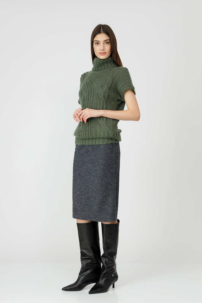 BLUZĂ PE GÂT DIN TRICOT 5510AN