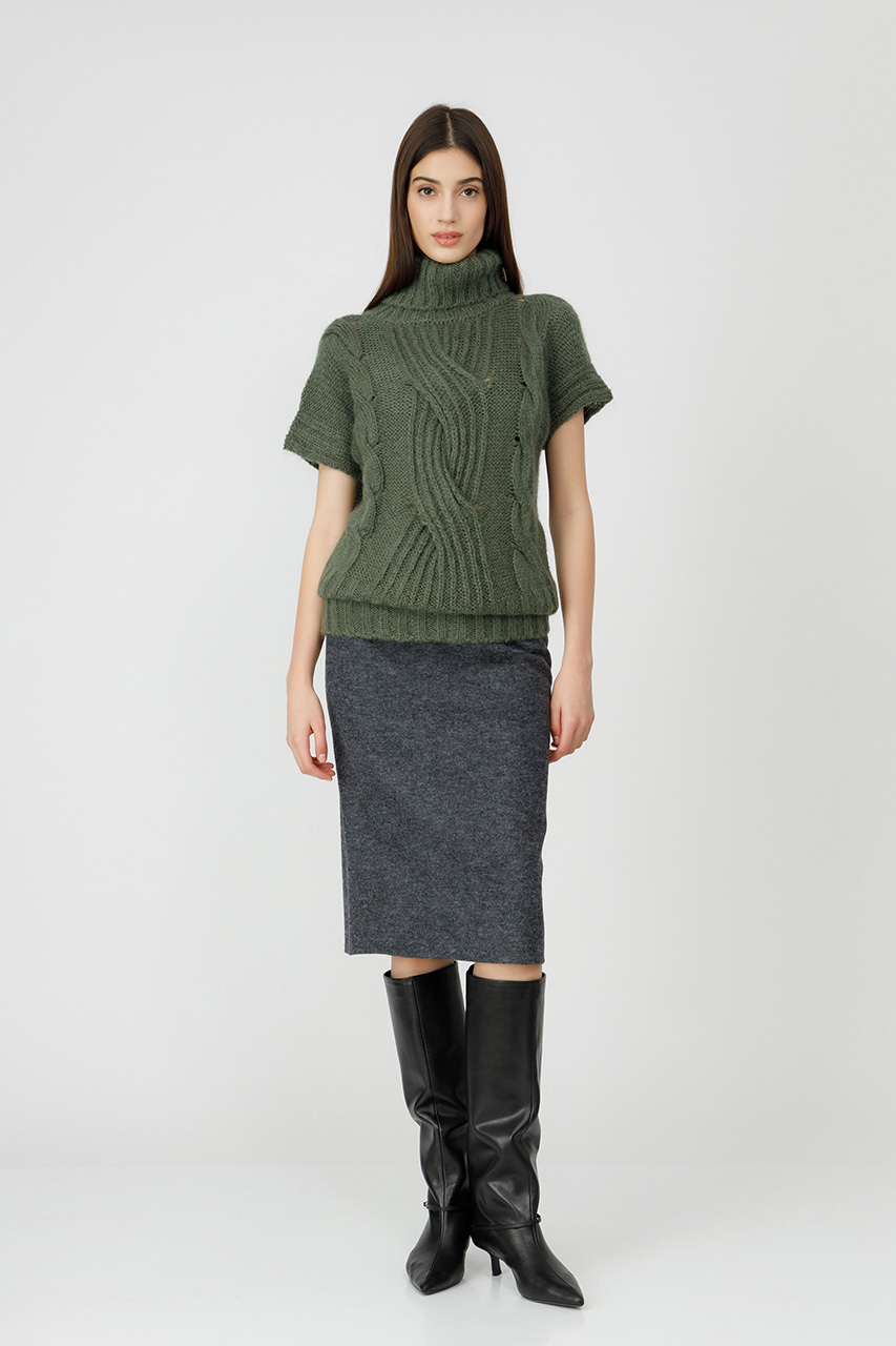 BLUZĂ PE GÂT DIN TRICOT 5510AN