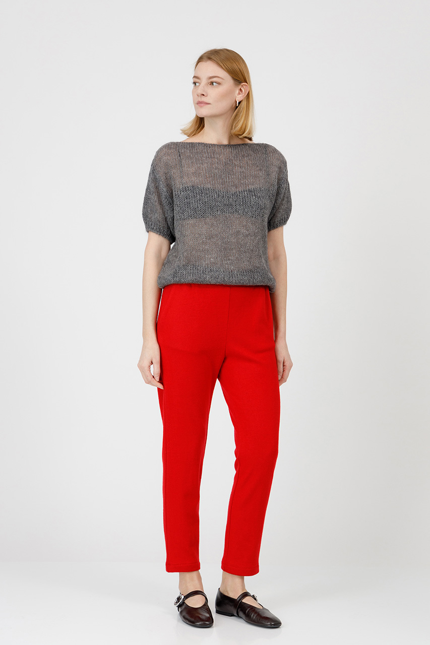 PANTALON CONIC DIN LANA 9914PU