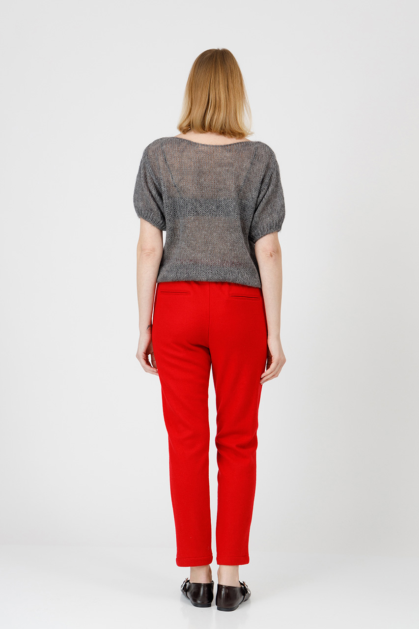 PANTALON CONIC DIN LÂNĂ 9914PU