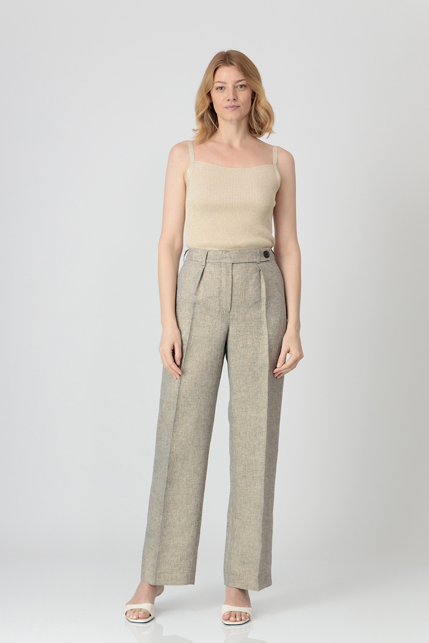 PANTALON DREPT CU DUNGA 10003IC