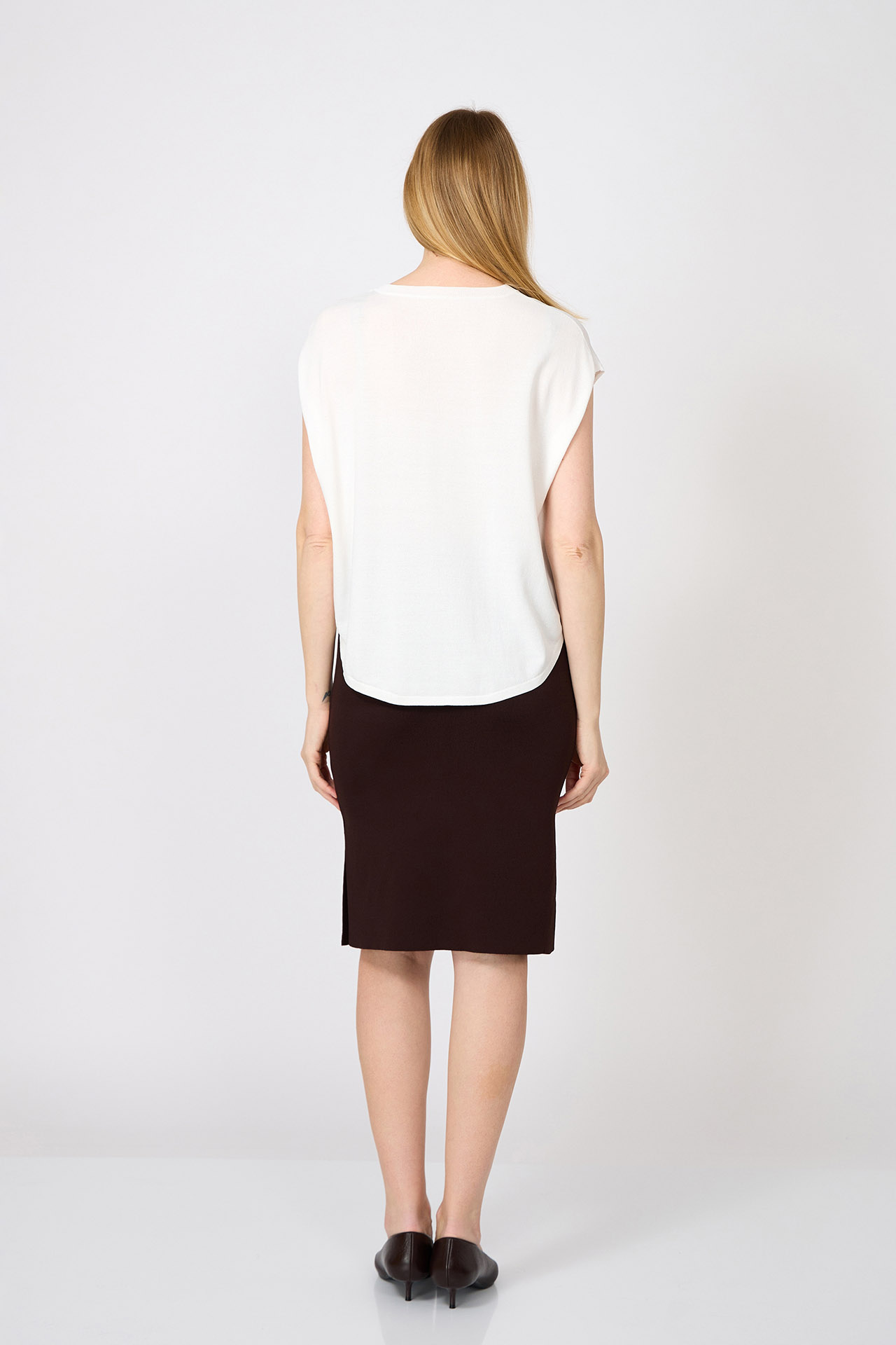 FUSTĂ REVERSIBILĂ DIN TRICOT 3525VINH