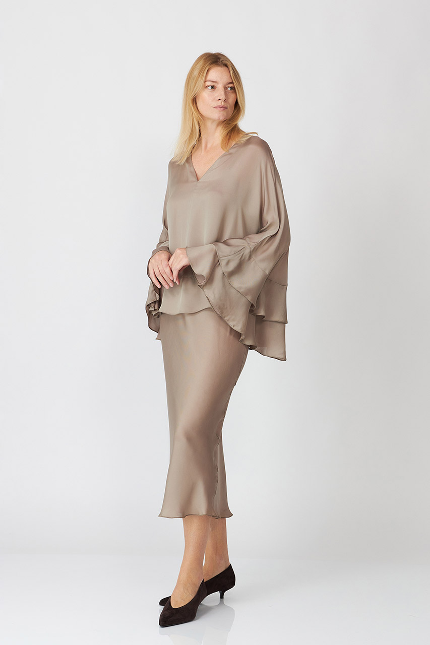 BLUZA AMPLA DIN VISCOZA 8042