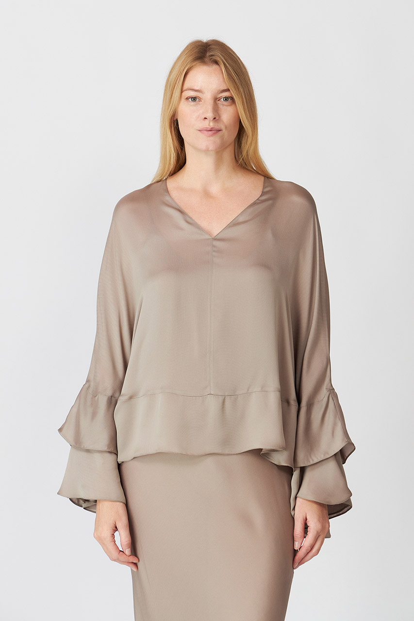 BLUZA AMPLA DIN VISCOZA 8042