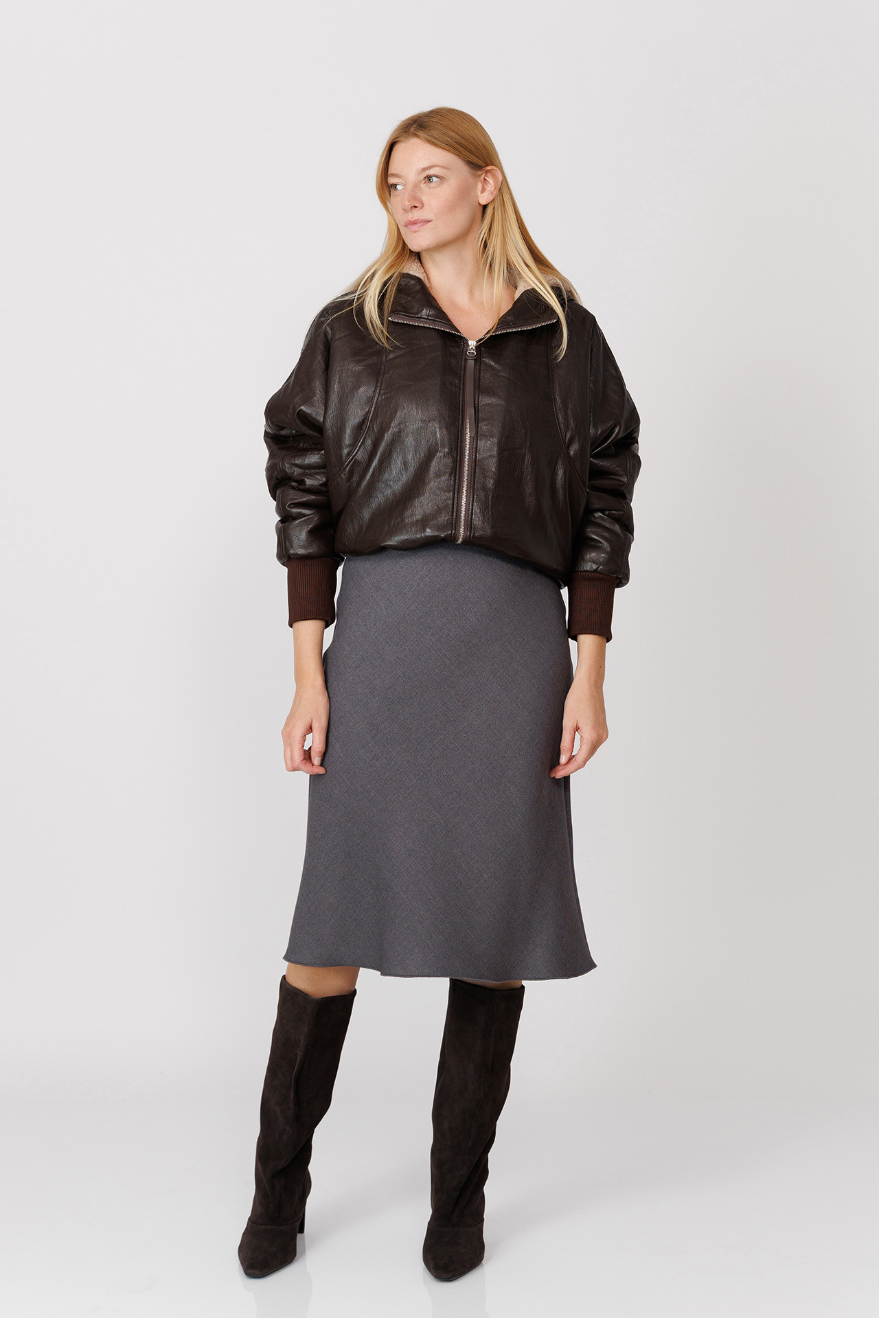 JACHETA BOMBER CU GLUGA 65002T