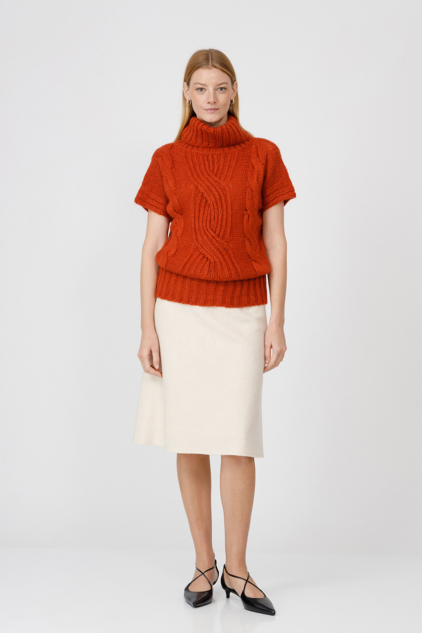 BLUZA PE GAT DIN TRICOT 5510AN