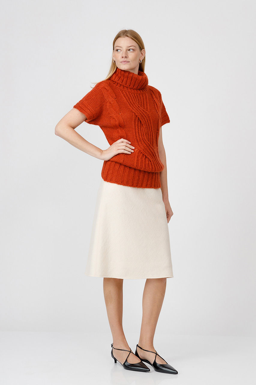 BLUZĂ PE GÂT DIN TRICOT 5510AN