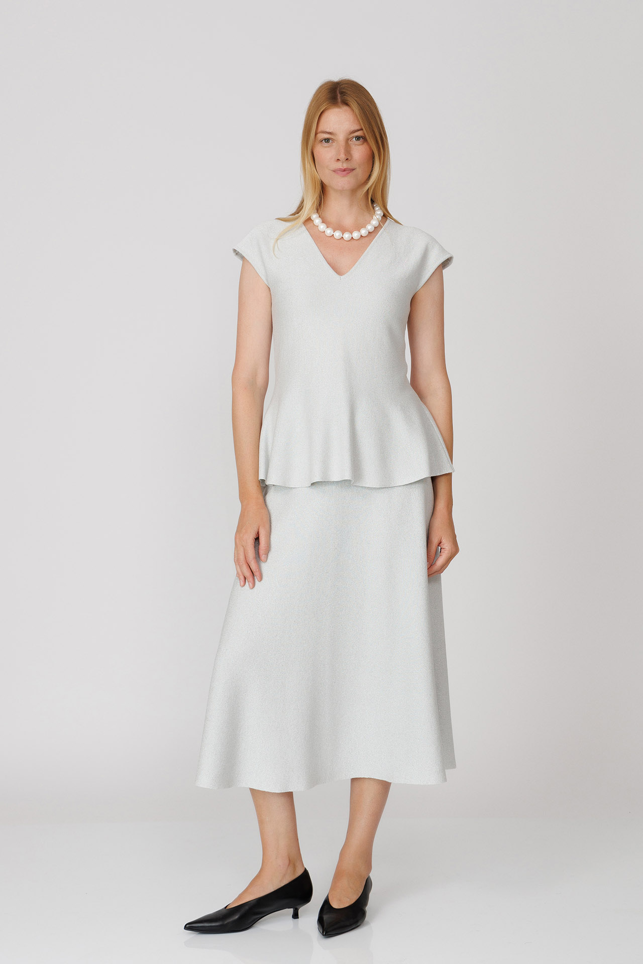 BLUZA DIN TRICOT FIN CU LUREX 3536DL